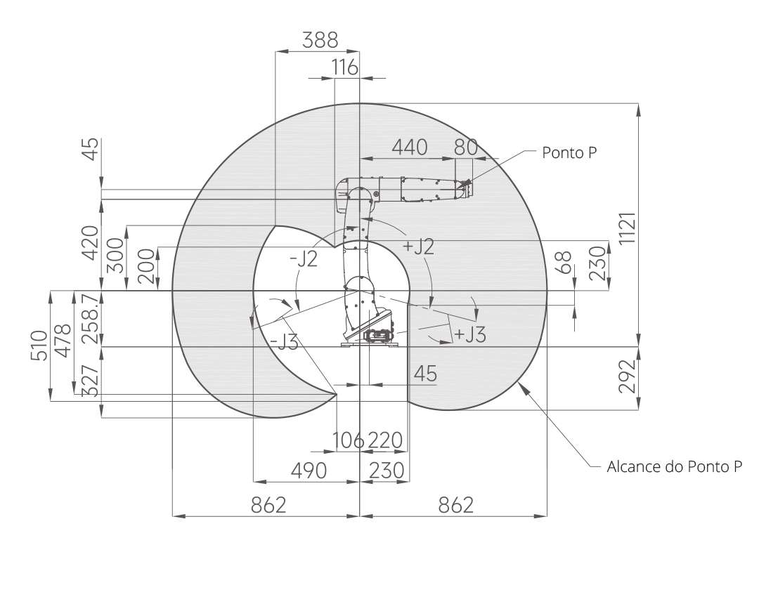 BRMB 10/900T Desenho Técnico 2