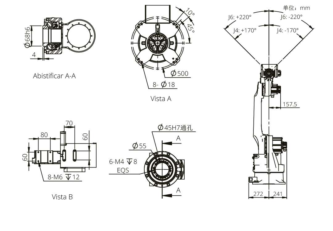 BRS 10/1500 A Desenho Técnico 1