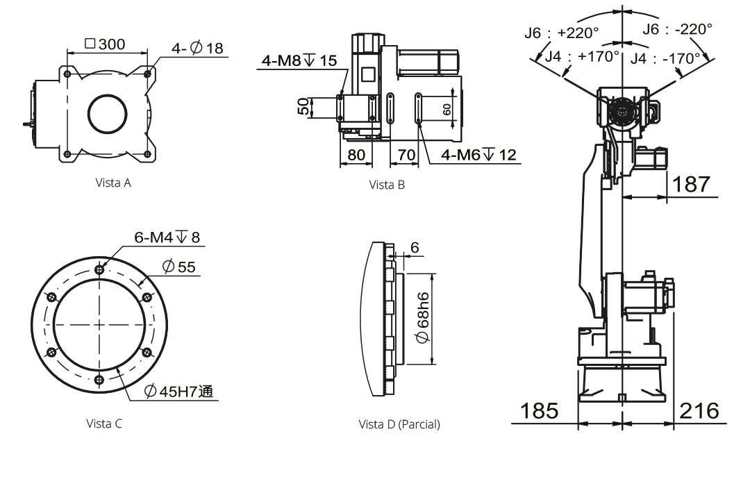 BRS 6/1450 A Desenho Técnico 1