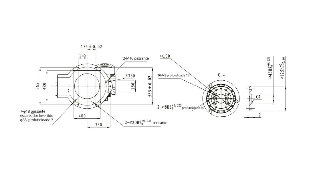 BRU 50/2180 Desenho Técnico 1
