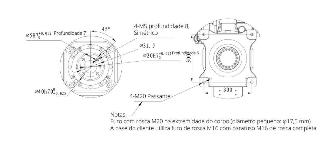 BRU 6/1400 Desenho Técnico 1