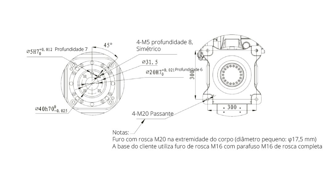 BRU 6/1400 Desenho Técnico 1