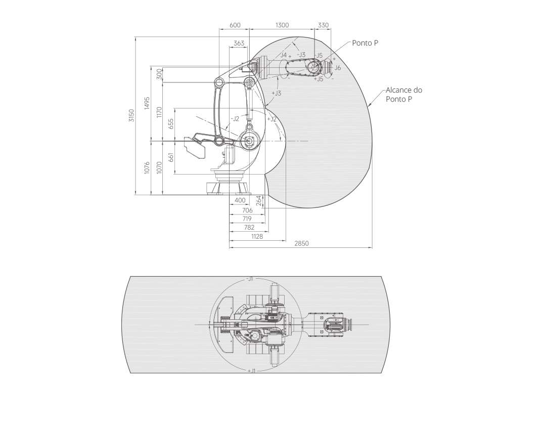 BRU 600/2850 Desenho Técnico 2
