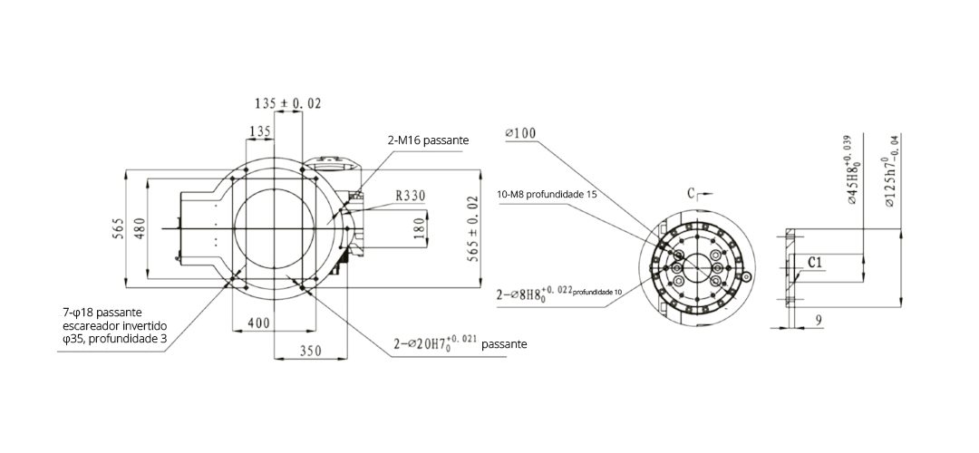BRU 70/2180 Desenho Técnico 1