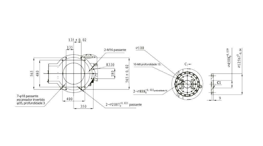 BRU 70/2180 Desenho Técnico 1