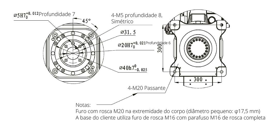 BRU 8/1400 Desenho Técnico 1
