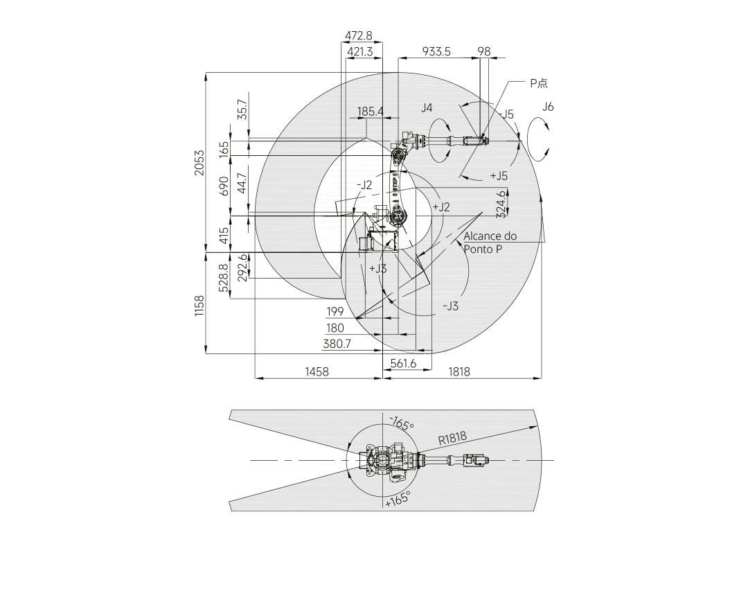 BRU 8/1800 Desenho Técnico 2