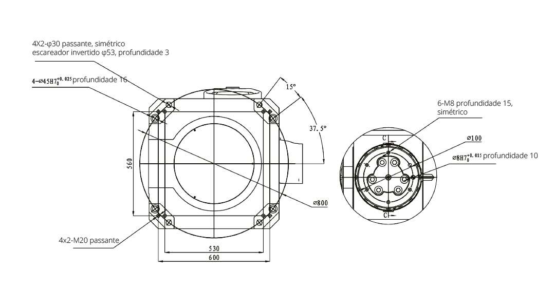 BRU 90/2280B Desenho Técnico 1